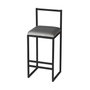 Hanah Home Juego de Mesa de Bar y Taburetes de 5 Piezas Nordic - Grey